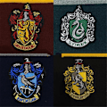 Miniatyrbild 5 av 5: Harry Potter Halsduk Mjuk Klassisk Vinterstickad Halsduk Ravenclaw