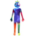 Miniatyrbillede 1 af 3: Rainbow Friends Halloween Børne Rollespil Tøj Jumpsuit multicolour 140cm