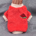 Miniatyrbillede 4 af 5: Kæledyrs fleece tøj til hvalp varm jumper sweater frakke Red M
