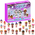 Miniatyrbild 1 av 5: Julkalender med 24 överraskningar - Squeeze Doll Blind Box - Julklapp 2024