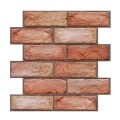 Miniatyrbild 3 av 9: 10-pack Tile Brick Wall Sticker Självhäftande 3D Tapet Dekor 10 PCS