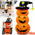 Pikkukuva 2 / 5: Halloween puhallettava kurpitsakeinukoriste, vahva ja tukeva ulkokäyttöön, tee-se-itse-koristeluun Pumpkin