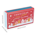 Miniatyrbild 3 av 7: Jul-Korsstygn Adventskalender, 2024 Jul Sömnad Korsstygn Adventskalender Broderi Kit Red