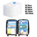 Miniatyrbild 1 av 5: Vakuumförpackningsväska för kläder / Sparar utrymme / Reseförvaring B 1PCS 60CM*80CM