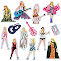Miniatyrbild 1 av 3: 13 st Taylor Swift Applikationer Stryka På Sy På Broderi Märken Kläder DIY 13PCS