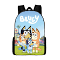 Miniatyrbillede 1 af 5: Bluey Trykt Rygsæk Primær- og Sekundærskoletaske Studenterrygsæk #3