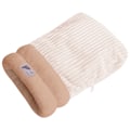 Miniatyrbillede 2 af 5: Petsboro Purrnest Sovepose, Kattesovepose til Indendørs Katte, Kat Vintersovepose 360° Wrap, Blød Fluffy Vaskbar Beroligende Kattesovepose Off White L