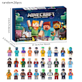 Miniatyrbillede 1 af 2: Minecraft Julefigur 24 Dages Nedtællings Julekalender 2024 Overraskelsesgave A