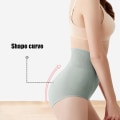 Miniatyrbild 4 av 11: Knickers med hög midja för kvinnor, magekontroll, kroppsshaper Grey L