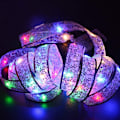Miniatyrbild 1 av 5: 40 LED-band med julbelysning för julgran multicolor 4m