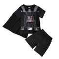 Miniatyrbild 1 av 3: Darth Vader Sommarkläder Outfit Skjorta Shorts Kappor Barn Pojkar Darth Vader 5-6 Years = EU 110-116