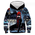 Miniatyrbild 1 av 3: Barn Pojkar 3D Spider-Man Hoodie Tröja Långärmad Jacka D 130cm