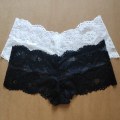 Miniatyrbild 3 av 5: Kvinnliga Sexiga Knickers Underkläder Spets Trosor Boxer Briefs Black XL