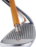 Golfklubba Groove Sharpener Regrooving Tool och Cleaner för Wedges & Irons - Generera Optimal Backspin - Lämplig för U & V-Grooves Guld