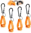 4 stycken arbetshandskklämmor handskhållartillbehör för arbetsbälte arbetshandskklämmor orange
