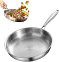 Med lock Slitstark Repfri Non-Stick Titan Stekpanna För Matlagning 28CM A 28CM