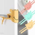 Tyst dörrstängarkudde - 3 st dörrkudde Dörrdämparkudde Silikonlåsskydd Dörrslagstoppare