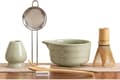 Matcha-te-set Traditionell visp & skål Startkit Presentförpackning för teälskare Jul & Sinterklaas Matcha-pulver ingår ej