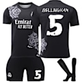 Miniatyrbillede 1 af 2: 2425 Real Madrid Y3 co-brandede fodboldtrøjer nr. 7, Ronaldo 5, Bellingham 10, Mbappe og andre fodboldtrøjesæt til voksne og børn No.5 BELLINGHAM 24