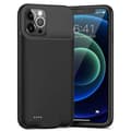 Batterideksel til iPhone 12/12 Pro, [Oppgradert] 7000mAh oppladbart ladeetui (svart)_max