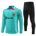Pikkukuva 1 / 2: Barcelona 23-24 kauden pitkähihainen puolivetoinen puku lapsille ja aikuisille jalkapalloasuun harjoituspuku pitkähihainen puku light blue XXL