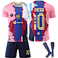Miniatyrbillede 1 af 2: 2526 Barcelona minde Messi 10 Argentina retro fodboldtrøje, tilgængelig i størrelser til både børn og voksne. No.10 MESSI xl