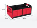 Miniatyrbillede 4 af 8: Bagagerumsorganizer - Sammenklappelig - Rummelig bilorganizer - Sort - 60 x 37 x 31 cm - Skridsikker, multifunktionelt biltilbehør til opbevaring