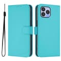 Wiko T60 / Cubot P80 Solid Color PU-deksel - Beskyttende flip-deksel Lake Blue