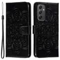 Samsung Galaxy A56 5G Fodral - PU Läder Mandala Präglat Plånboksfodral Multicolor Black
