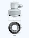 Miniatyrbillede 5 af 5: Velegnet til INTEX filterpumpe tilslutningssæt med 2 adaptere 32-38mm