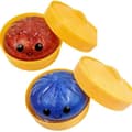 Glittrande Dumpling Squishy Leksak, Mjuk Deg för Dekompression, Ångestlindrande Fidget Leksaksgåva 2pcs-d
