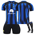 Pikkukuva 1 / 2: 23-24 Inter Milan kotipelipaita nro 90 Lukaku, 10 Lautaro nro 14 Pulisic jalkapalloasu no number 28