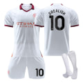 Pikkukuva 1 / 2: 23-24 Manchester City Vieraspaita Manchester City Jalkapalloasu Aikuisten ja Lasten Urheiluvaatteet NO.10 GREALISH 22