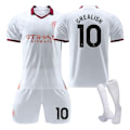 Pikkukuva 1 / 2: 23-24 Manchester City Vieraspaita Manchester City Jalkapalloasu Aikuisten ja Lasten Urheiluvaatteet NO.10 GREALISH XL