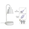Aromaterapi Smeltevoks Natlampe Dæmpbar Bordlampe Lysvarmer Lampe White 110v
