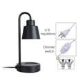Aromaterapi Smeltevoks Natlampe Dæmpbar Bordlampe Lysvarmer Lampe black 110v
