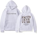 Miniatyrbillede 1 af 2: 2024 ny efterårs- og vinterhættetrøje med langærmer - dobbeltsidet bogstavprint, et must-have til mode! White 2XL