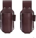 2-pack PU-läder öl, ölhållare bälte dryck midjeväska