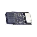 Miniatyrbilde 2 av 5: USB 2.0 9-Pin til Type-C A-Key Frontkoblingskonverter - USB 3.2 Type-E Grensesnitt Header Adapter
