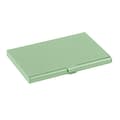 Glatt kortholder i aluminium - RFID-beskyttelse, lys grønn green