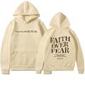 Miniatyrbillede 1 af 2: 2024 ny efterårs- og vinterhættetrøje med langærmer - dobbeltsidet bogstavprint, et must-have til mode! Khaki XL