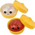 Glittrande Dumpling Squishy Leksak, Mjuk Deg för Dekompression, Ångestlindrande Fidget Leksaksgåva 2pcs-c