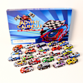 Miniatyrbild 1 av 5: Halloween 24 Dagar Nedräkning Blind Box Leksaksbil Barnpresent Digital Racing Julkalender Car