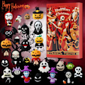 Miniatyrbild 1 av 2: 2024 Ny Ghost Skull 24-bitars överraskningsjulklapp Blind Box Style 1