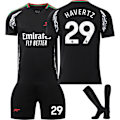 Pikkukuva 1 / 2: 2425 Arsenal vieraspaita No. 7 Saka, No. 8 Odegaard, No. 11 Martinelli ja muita aikuisten ja lasten pelipaita-settejä No.29 HAVERTZ S
