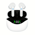 Pikkukuva 1 / 3: Bluetooth-langattomat kuulokkeet, kannettavat langattomat kuulokkeet ENC-melunvaimennuksella, selättömät kuulokkeet urheiluun ja treeniin White