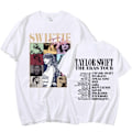 Pikkukuva 1 / 2: Valkoinen monityylinen Taylor Swift -fanit-paita Painettu T-paita Paita Pusero Aikuisten kokoelma Taylor Swift -paita Saatavana useissa tyyleissä style 2 XL