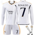 Pikkukuva 1 / 2: 2324 Real Madrid pitkähihainen jalkapallopaita nro 7 Vinicius 5 Bellingham 10 Modric ja muut jalkapallopaita setit No.7 RONALDO M