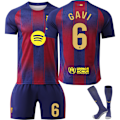 Miniatyrbild 1 av 2: Måste in i säsongen 2526! Barcelona Fotbollströja Nr. 9 Lewandowski och andra stjärnors vuxen- och barnset, som exploderar på stadion No.6 GAVI 26
