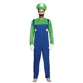 Super Mario Luigi Bros. Cosplay Kostume til Børn Børnehåndarbejde L: 130cm Children's Needlework L: 130cm